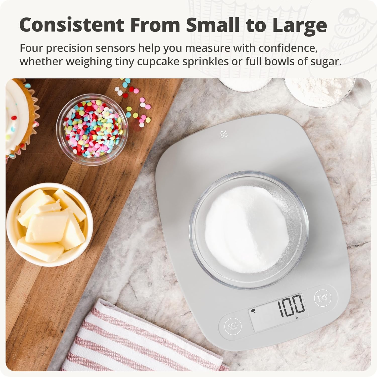 Digital Kitchen Scale with 1g  - огляд і ціна Meal Prep Quick