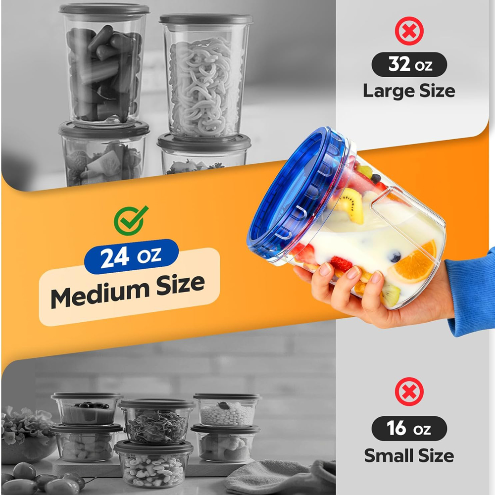 Freezer Storage Containers Air - огляд і ціна Meal Prep Freezer