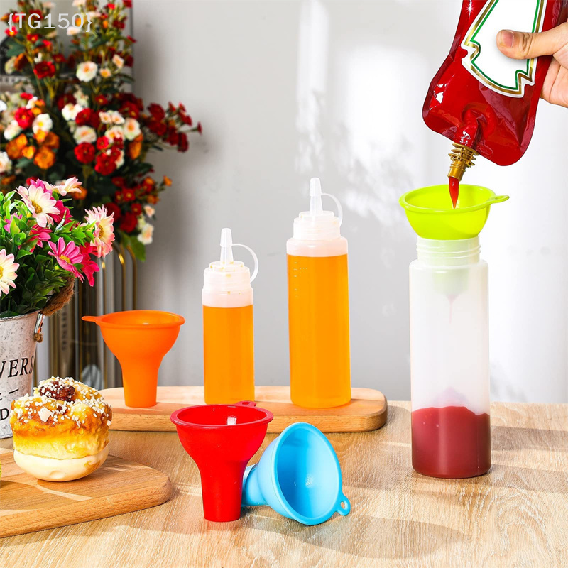 【TG150】4 Pieces Wide Mouth Fun - огляд і ціна Sauce Squeeze Bottle
