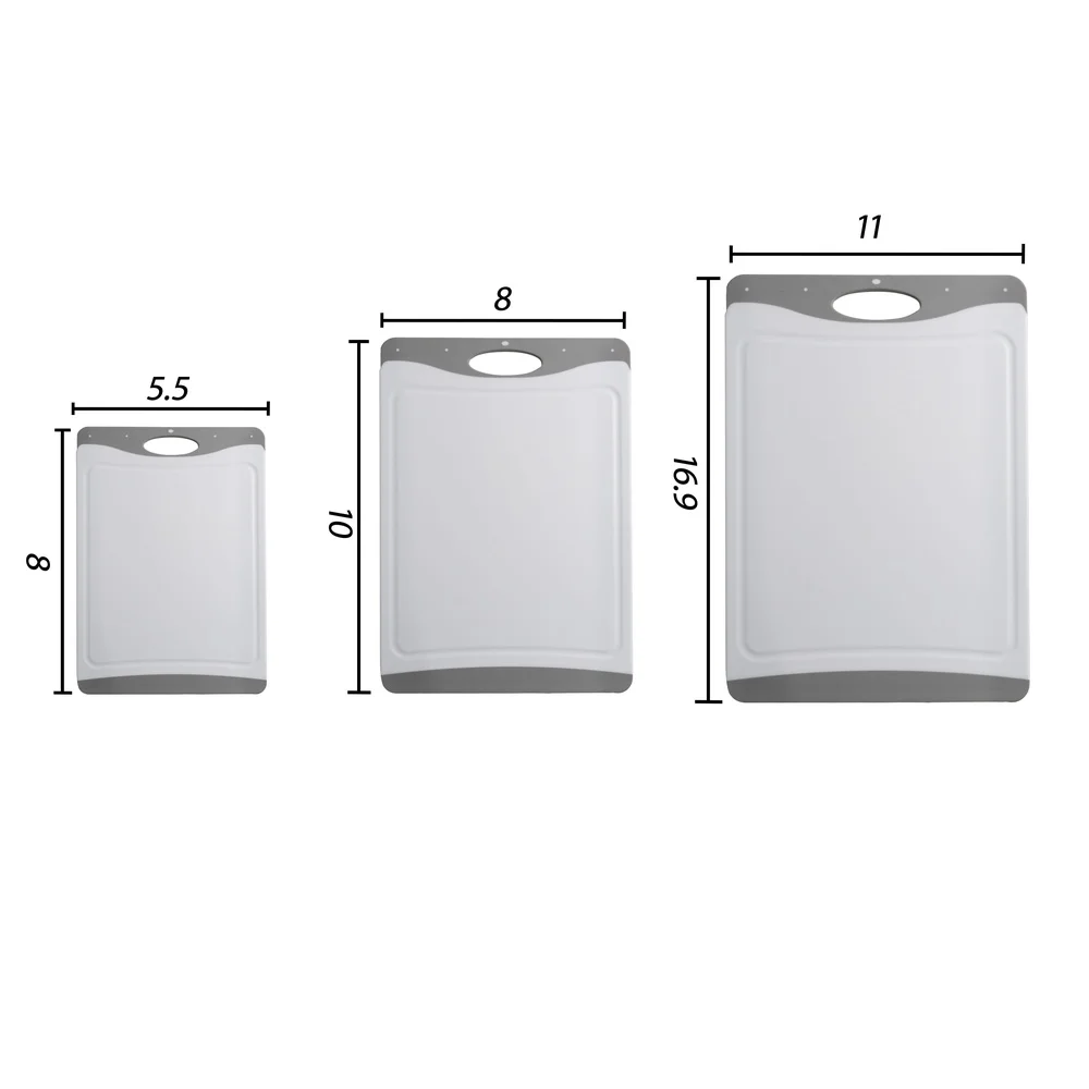 3-Piece Non-Slip Cutting Board - огляд і ціна Meal Prep Juice