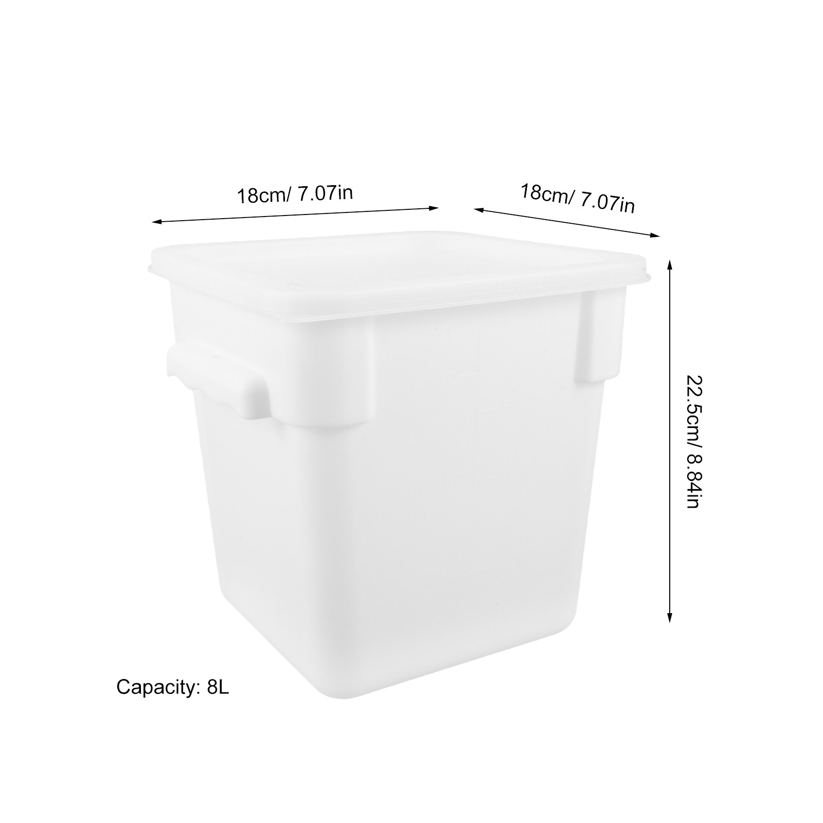 8L Large Square Storage Contai - огляд і ціна Meal Prep Freezer