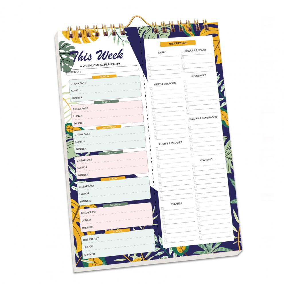 Shopping List Meal Planner Wee - огляд і ціна Meal Plan Notepad