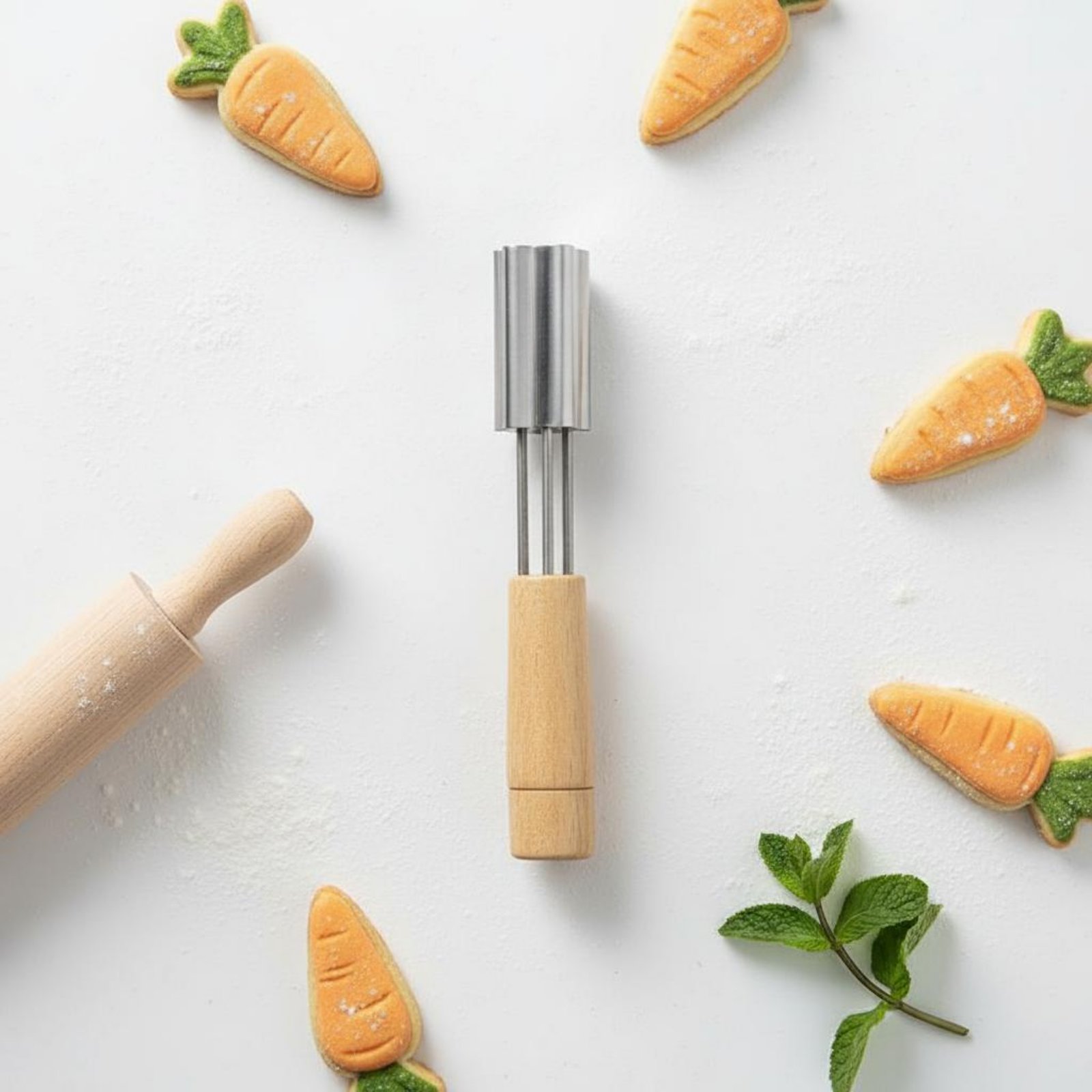 Stainless Steel Pastry Stamp M - огляд і ціна Stainless Bento Box