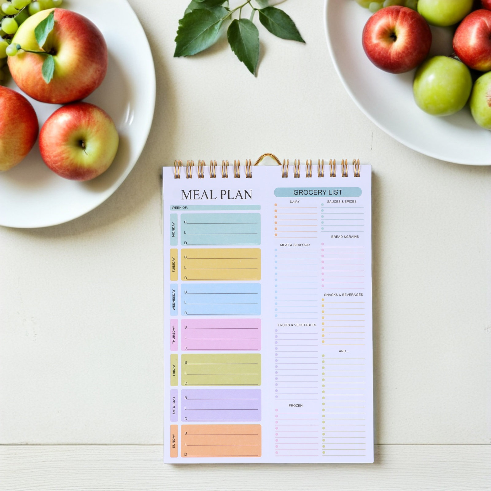 A5 Undated Weekly Meal Planner - огляд і ціна Meal Plan Notepad