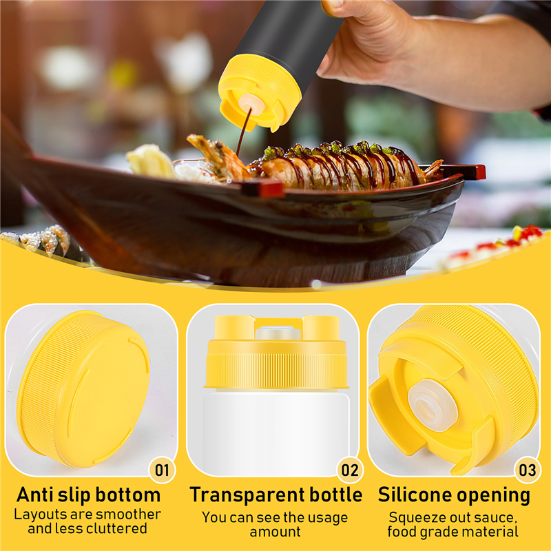 【HOT】Inverted Plastic Squeeze  - огляд і ціна Sauce Squeeze Bottle
