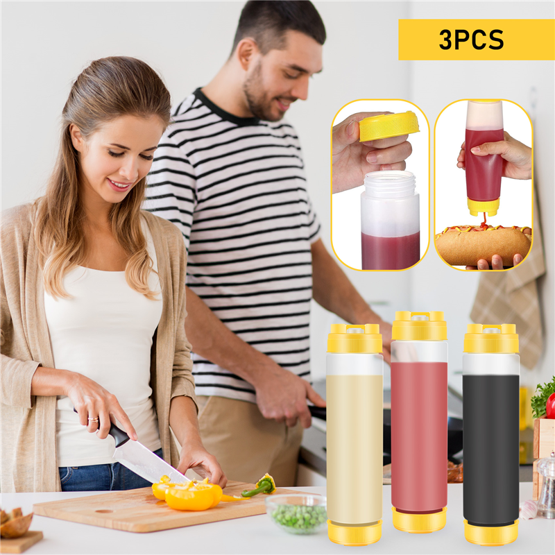 【HOT】Inverted Plastic Squeeze  - огляд і ціна Sauce Squeeze Bottle