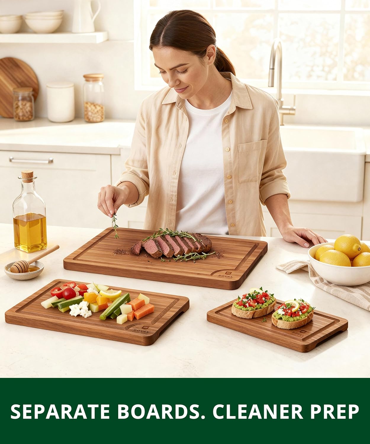 Wooden Cutting Boards for Kitc - огляд і ціна Meal Prep Juice