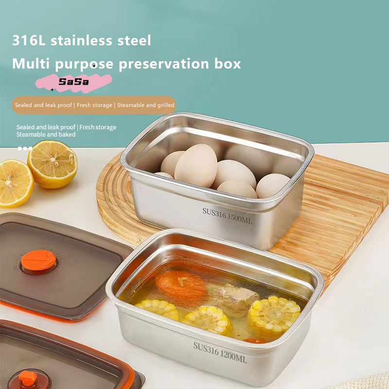 316 Stainless Steel Leak-proof - огляд і ціна Stainless Bento Box