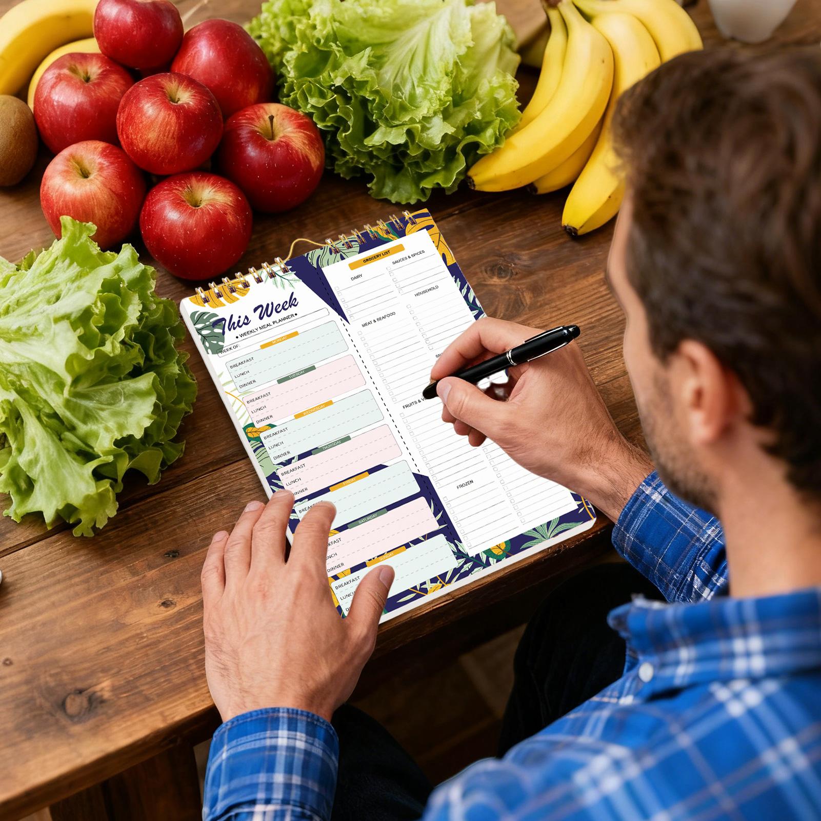 Weekly Meal Planner And Grocer - огляд і ціна Meal Plan Notepad