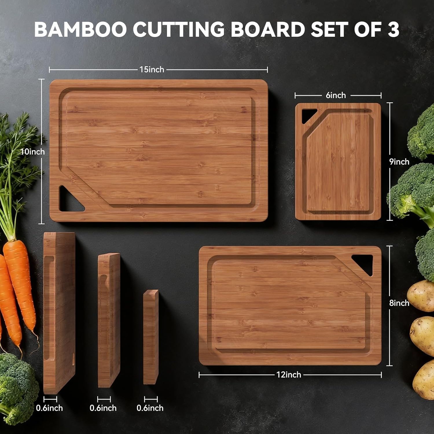 Bamboo Cutting Boards for Kitc - огляд і ціна Meal Prep Juice
